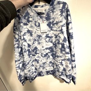 Champion Blue & White Crewneck